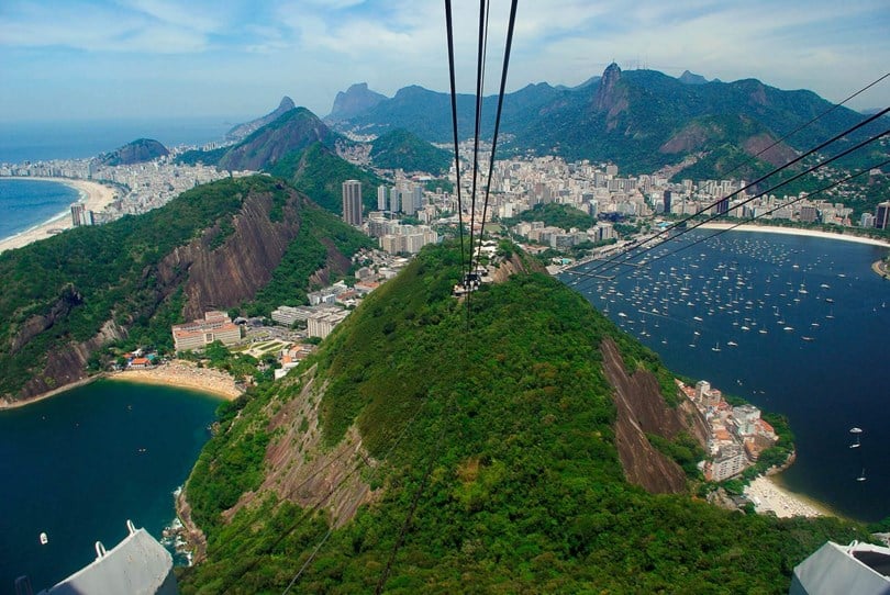 Sugarloaf mountain cable cars