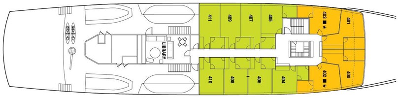 Xperience boat deck plan