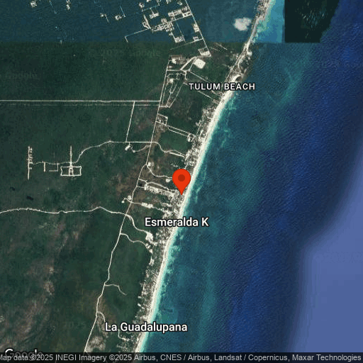 Map of Cabanas Los Lirios