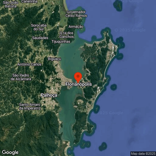 Map of Florianopolis