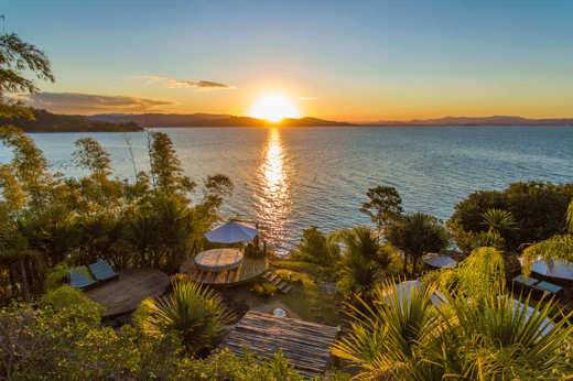 Sunset at Ponta dos Ganchos