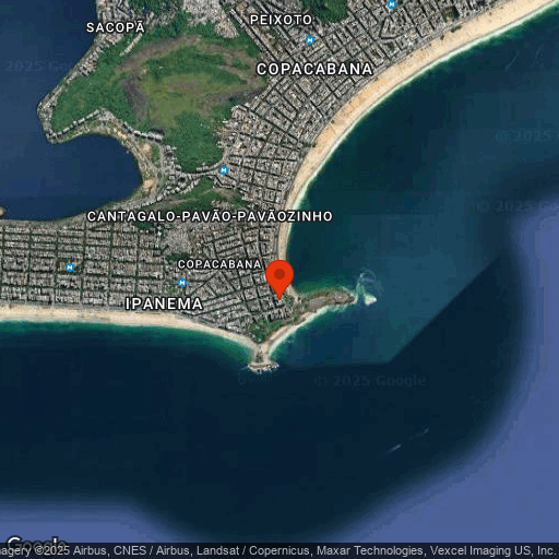 Map of Fairmont Copacabana