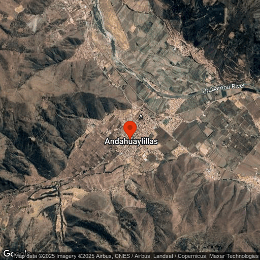 Map of Andahuaylillas & Inca Ruins