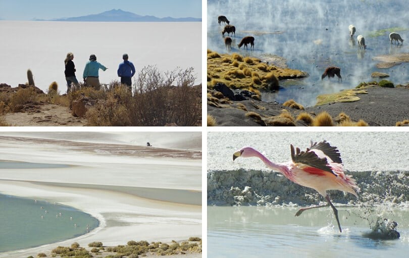 Where to visit in Bolivia - Uyuni & lagoons