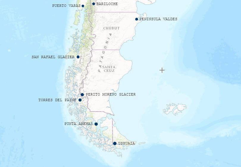 Patagonia Map