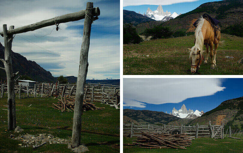 Horse riding in El Chalten