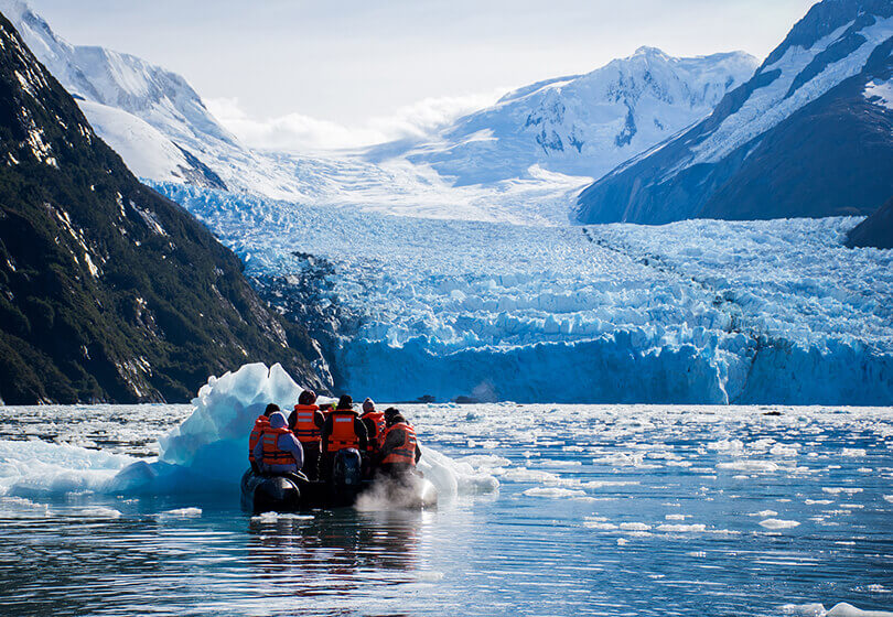 Travel to a frozen land