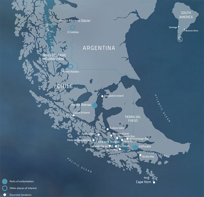 Patagonia cruises