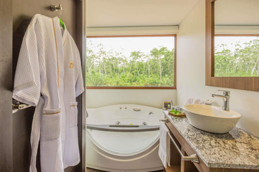 Well-appointed bathrooms