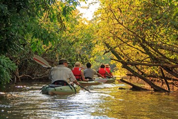 Exploring remote streams by canoe