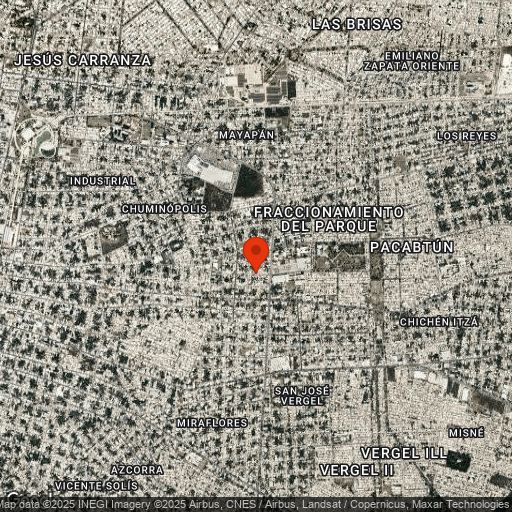 Map of Hotel Caribe