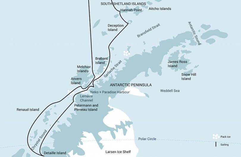 plancius Antarctica cruise polar circle