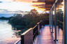 Sunset in the Amazon