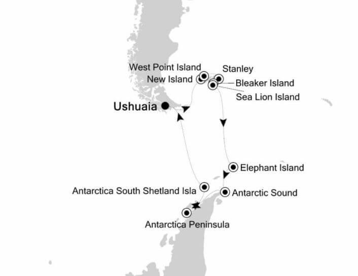 Silverseas Silver Cloud Antarctica Cruise Ship
