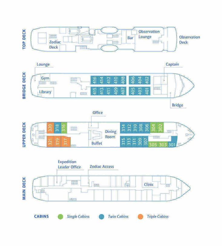 Ocean Nova deck plan