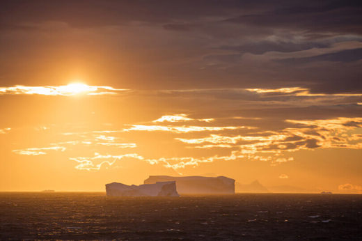Sunset in Antarctica