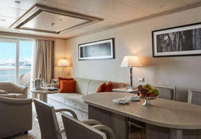 Lounge area in Medallion Suite