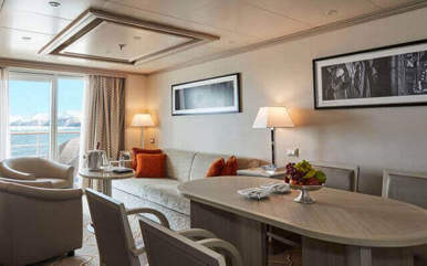 Lounge area in Medallion Suite