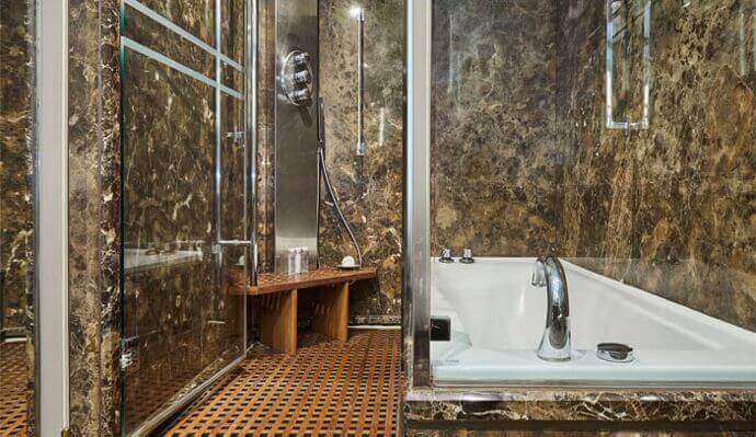 Shower in Medallion Suite