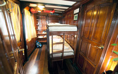 A green stateroom