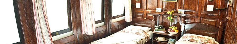 A yellow stateroom