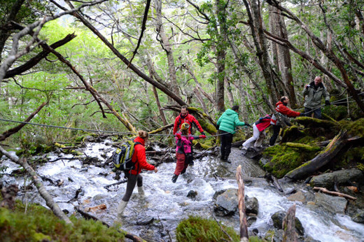Guided treks are part of the adventure
