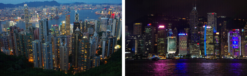 Hong Kong Victoria Peak & Victoria Harbour
