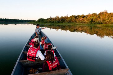 Take excursions by canoe