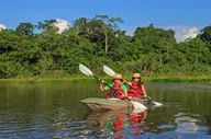 You can take your own kayak out to explore
