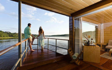 Sailing on your adventure on the Amazon river