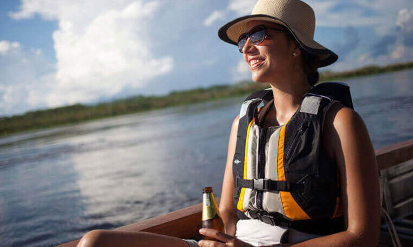 Explore the river by kayak