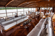 Delfin II sun deck for al fresco dining