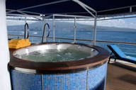 The jacuzzi on La Pinta