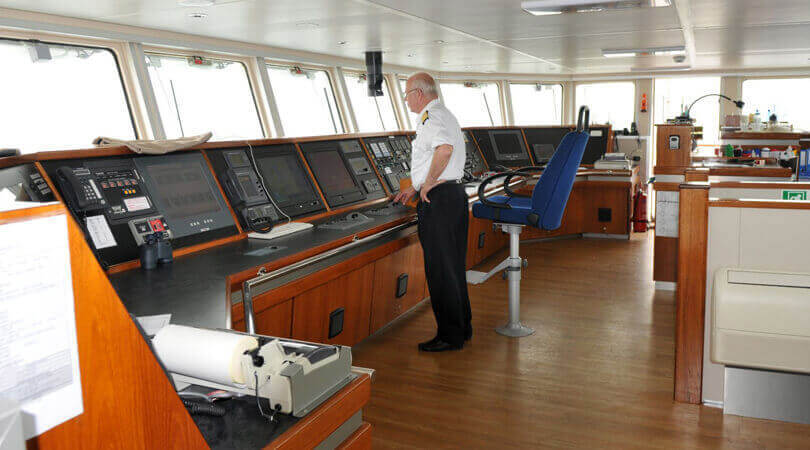 Flying to Antarctica - Open Bridge Plancius