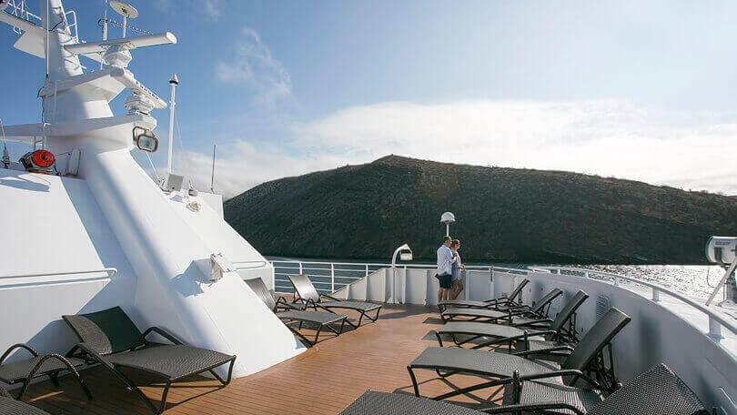 Ample deck space
