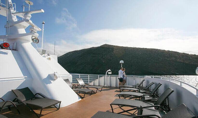 Ample deck space