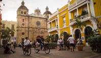Plaza en la Ciudad Amurallada de Cartagena