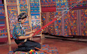 Mayan weaver, Guatemala