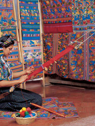 Mayan weaver, Guatemala