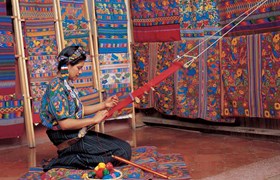 Mayan weaver, Guatemala
