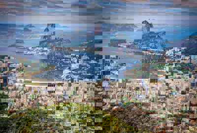 Vue aérienne Rio de Janeiro