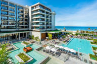 Spacious swimming pools