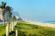 It's a short stroll to the beach