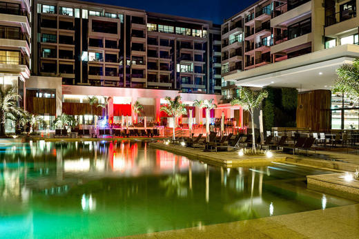 Grand Hyatt at night