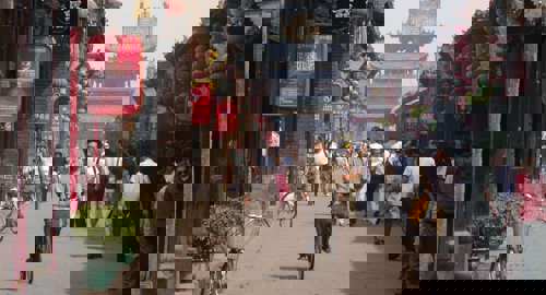 China street scene