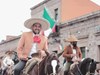 Mexican horseriding Charro parade