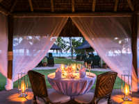 Enjoy a candle lit dinner 