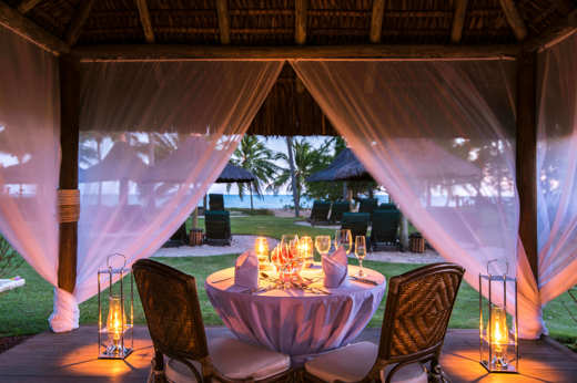 Enjoy a candle lit dinner 
