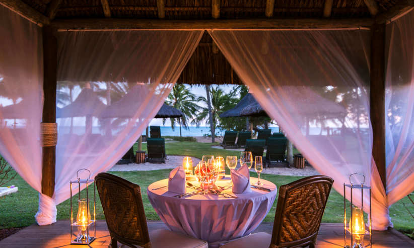 Enjoy a candle lit dinner 