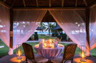 Enjoy a candle lit dinner